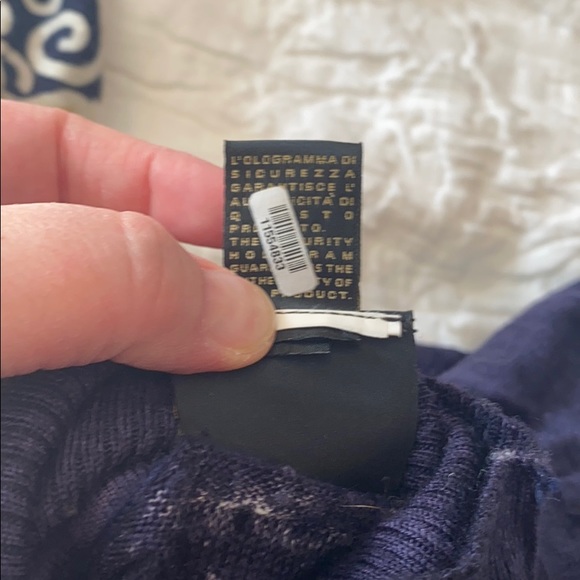 GUC Just Cavalli Purple Turtleneck open weave - Picture 8 of 13